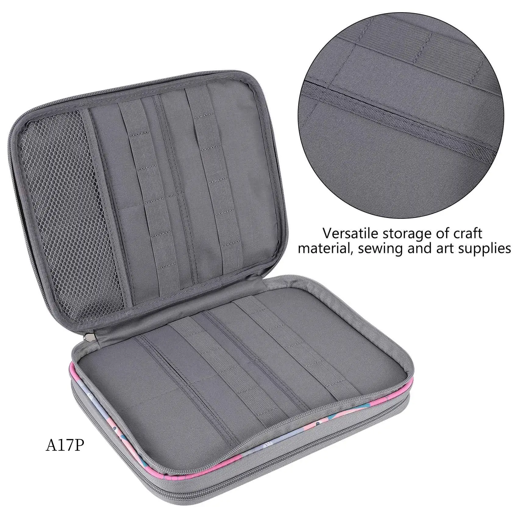 AP-192 Slots Large Capacity Pencil Bag Case Organizer Cosmetic Bag For Colored Pencil Watercolor Pen Markers Gel Pens Bag
AP-192 Slots Large Capacity Pencil Bag Case Organizer Cosmetic Bag For Colored Pencil Watercolor Pen Markers Gel Pens Bag
