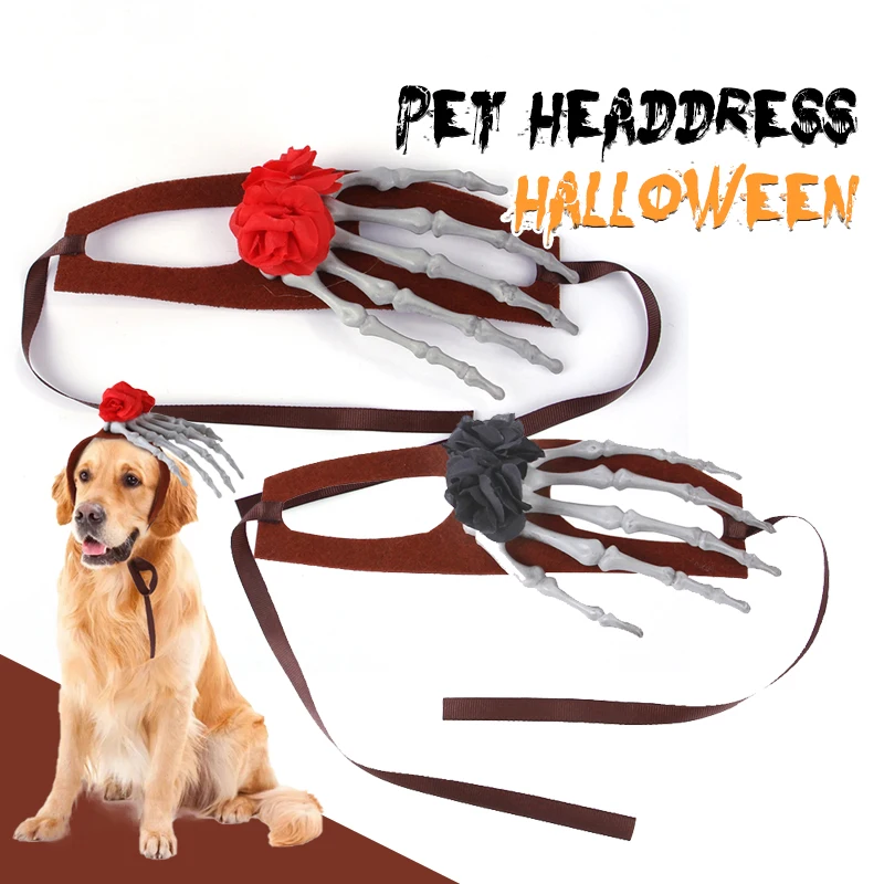 Halloween Pet Dog Funny Bones Hand Headwear Halloween Dog Headpiece Costume Novelty Funny Pet Cat Party Cosplay
Halloween Pet Dog Funny Bones Hand Headwear Halloween Dog Headpiece Costume Novelty Funny Pet Cat Party Cosplay