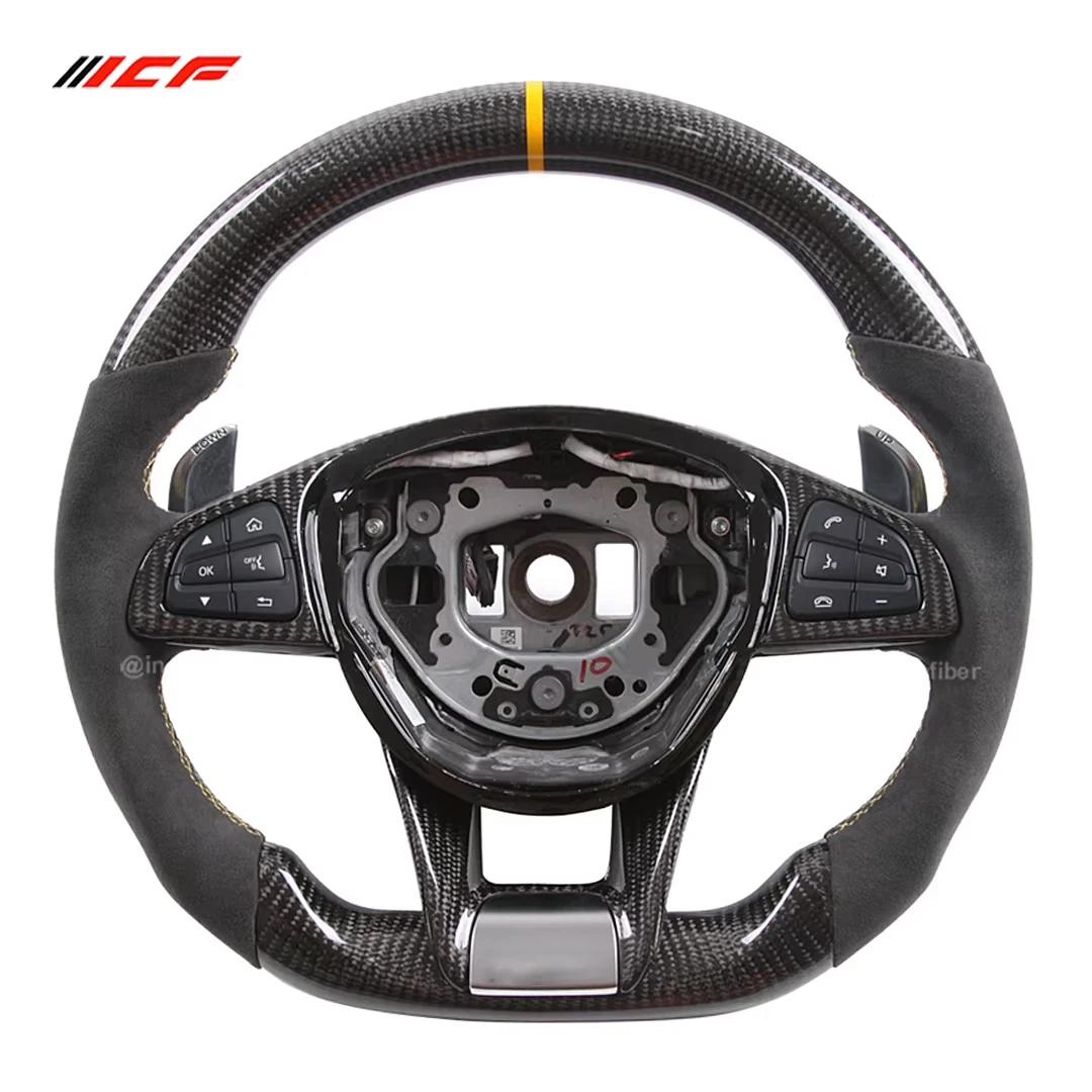Руль из углеродного волокна для Mercedes Benz W205 S205 S213 W213 X156 C117 X117 W218 X218 C257 V222 X222 A238 C238
Руль из углеродного волокна для Mercedes Benz W205 S205 S213 W213 X156 C117 X117 W218 X218 C257 V222 X222 A238 C238