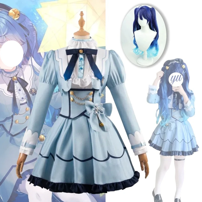 Anime Amamiya Cosplay Kokoro Costume Virtual Idol Blue Lolita Dress Wig with Accessories Full Set for Women Holiday Party
Anime Amamiya Cosplay Kokoro Costume Virtual Idol Blue Lolita Dress Wig with Accessories Full Set for Women Holiday Party