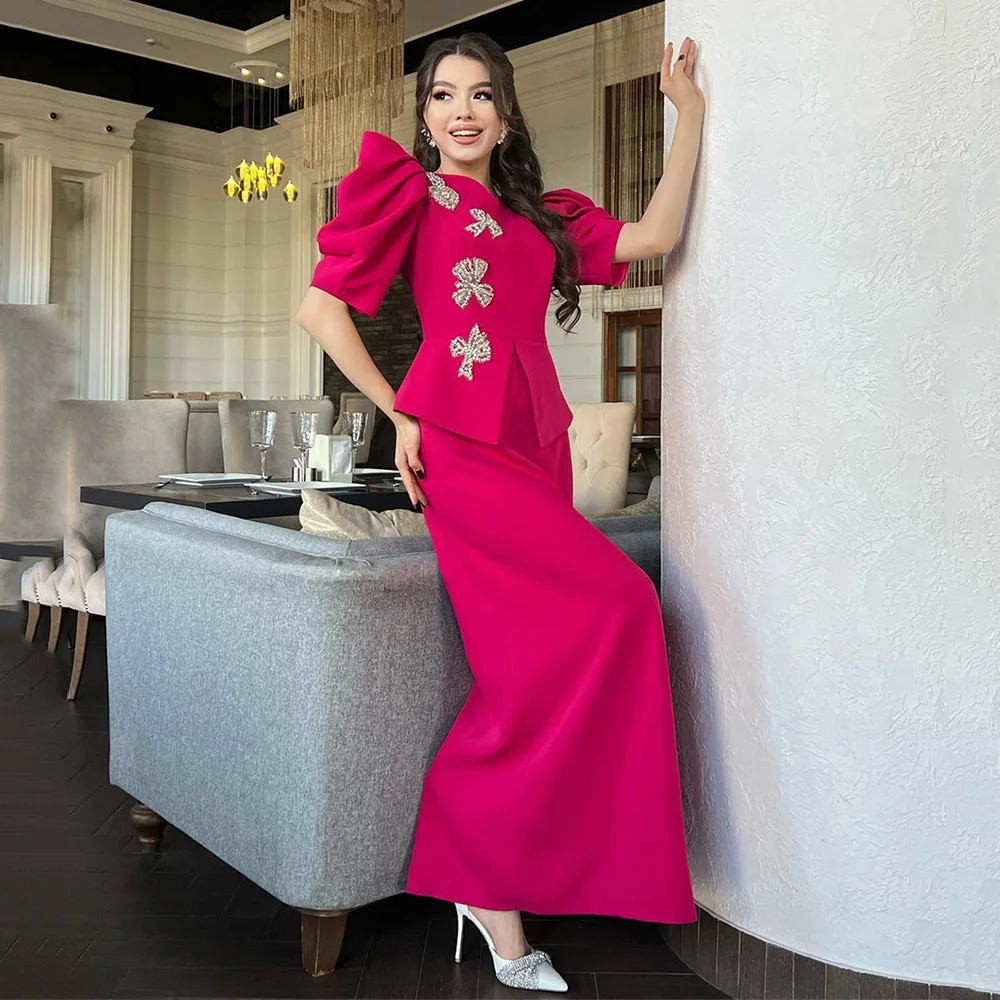 Customized Straight Puff Sleeve V Neck Wedding Dresses Ankle-Length Temperament Prom Gown for Women Appliques فساتين للحفلات الر
Customized Straight Puff Sleeve V Neck Wedding Dresses Ankle-Length Temperament Prom Gown for Women Appliques فساتين للحفلات الر