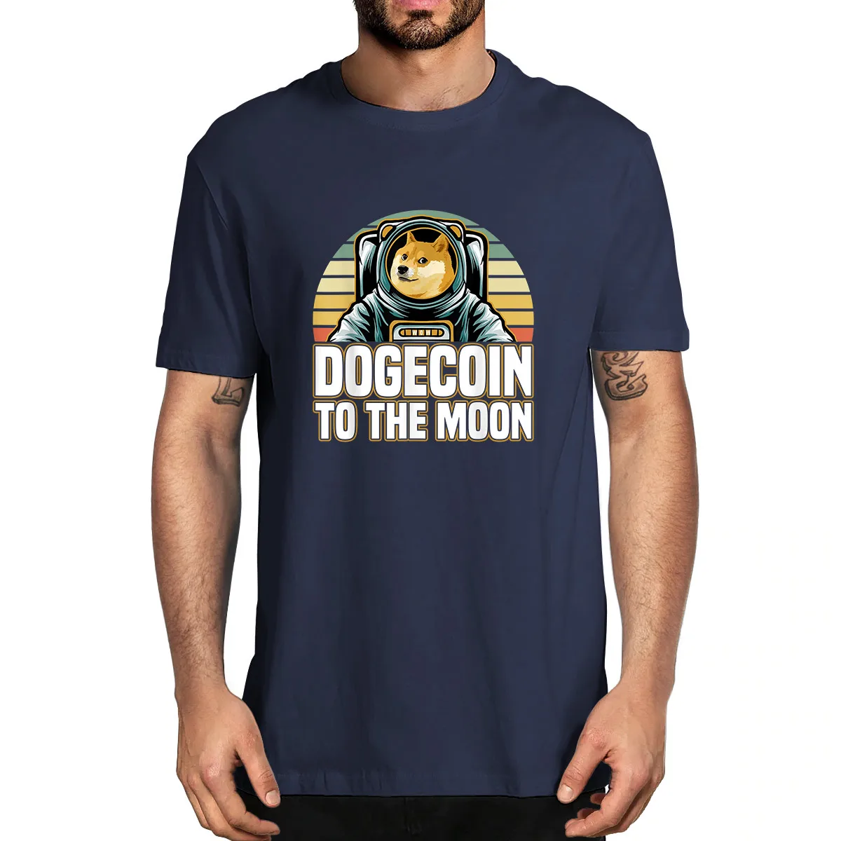 Dogecoin To The Moon Crypto Meme Funny Men's 100% Cotton Novelty T-Shirt Unisex Humor Streetwear Funny Women Top Tee
Dogecoin To The Moon Crypto Meme Funny Men's 100% Cotton Novelty T-Shirt Unisex Humor Streetwear Funny Women Top Tee