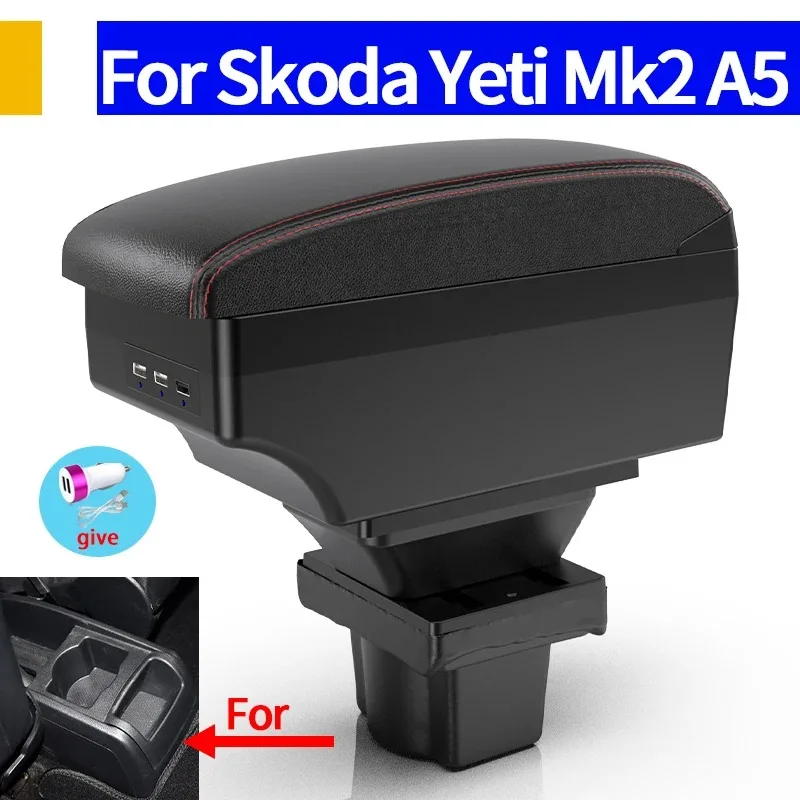 For Skoda Octavia Armrest box For Skoda Yeti Mk2 A5 Car Armrest Storage box Car accessories Interior Parts Simple installation
For Skoda Octavia Armrest box For Skoda Yeti Mk2 A5 Car Armrest Storage box Car accessories Interior Parts Simple installation