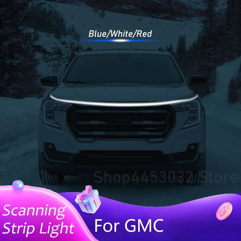 DRL Car LED Hood Light Strip For GMC Yukon XL1500 Envoy Sierra 1500 Terrain Daytime Running Lights Start Scanning Accessories
DRL Car LED Hood Light Strip For GMC Yukon XL1500 Envoy Sierra 1500 Terrain Daytime Running Lights Start Scanning Accessories