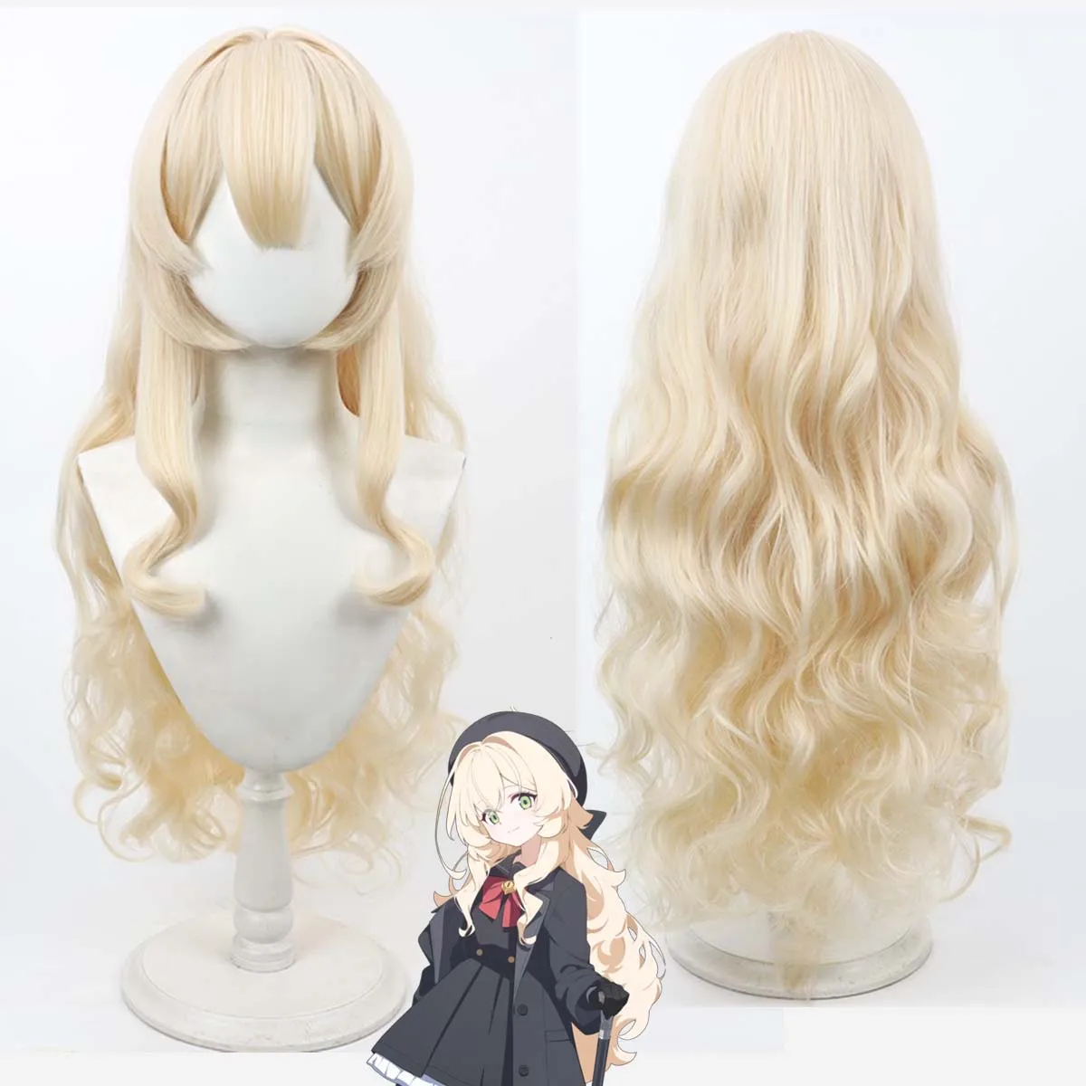 Game Anime Blue Archive Professor Niyaniya Cosplay Long Curly Blonde Wig
Game Anime Blue Archive Professor Niyaniya Cosplay Long Curly Blonde Wig