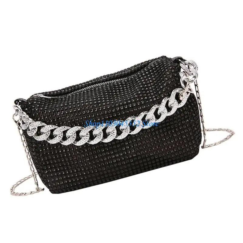 A3PE Glitters Evening Bag with Chain Shoulder Bags for Proms and Elegant Parties 
A3PE Glitters Evening Bag with Chain Shoulder Bags for Proms and Elegant Parties