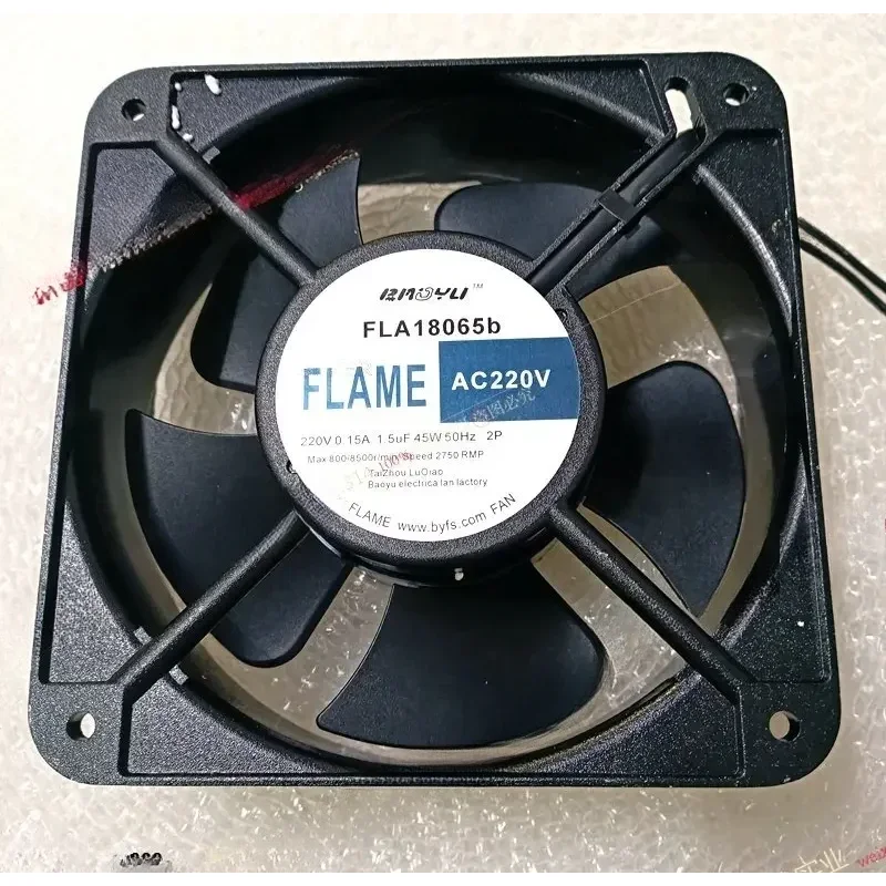 FLA18065B AC220V 0,15A 40W вентилятор рассеивания тепла Металлический прочный вентилятор
FLA18065B AC220V 0,15A 40W вентилятор рассеивания тепла Металлический прочный вентилятор