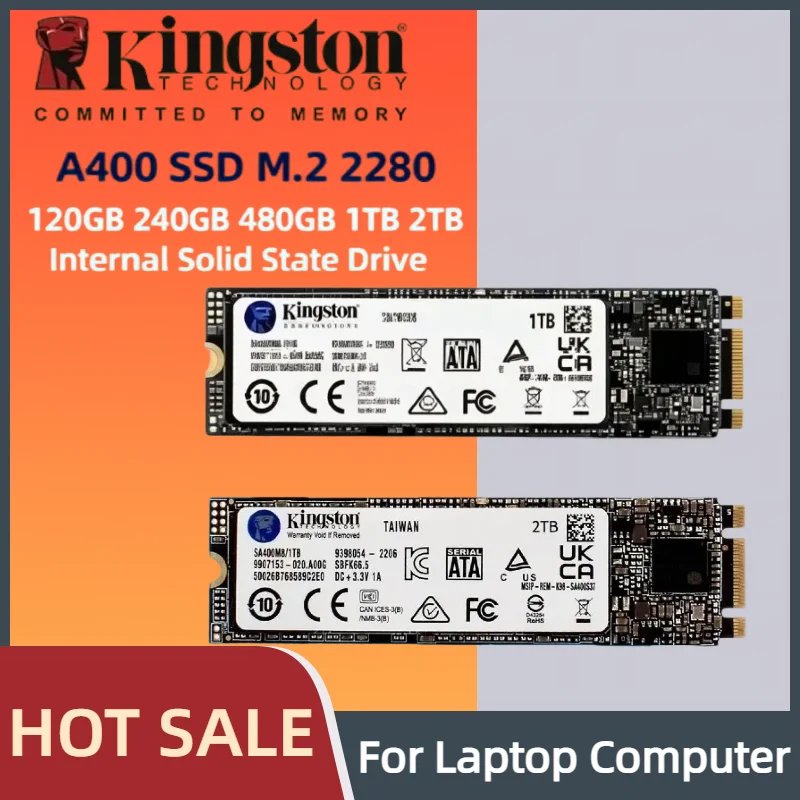 Kingston A400-NGFF SSD M.2 2280 Internal Solid State Drives 480GB 240GB 2TB 1TB M.2 SSDs SATA Hard Disk for Laptop Desktop PC
Kingston A400-NGFF SSD M.2 2280 Internal Solid State Drives 480GB 240GB 2TB 1TB M.2 SSDs SATA Hard Disk for Laptop Desktop PC