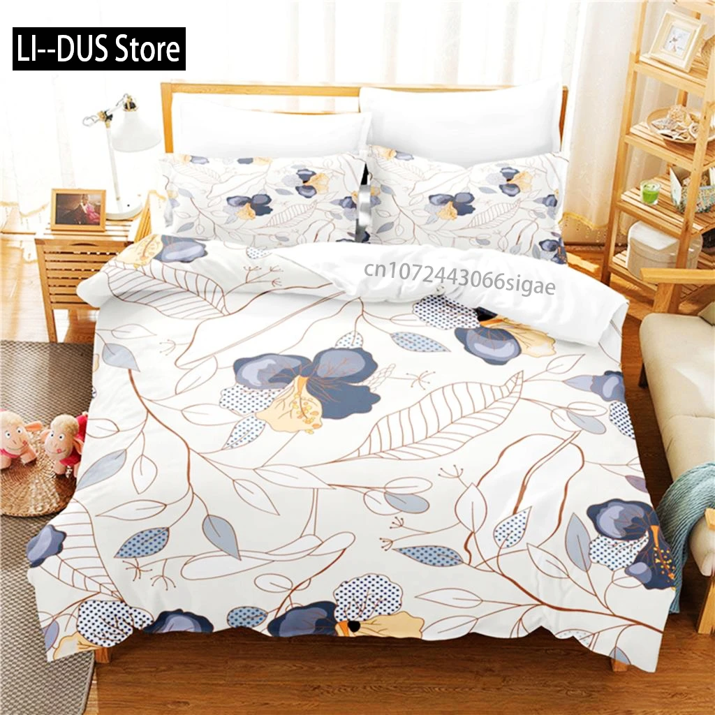 Blue Flower Bedding Set Duvet Cover Set 3d Bedding Digital Printing Queen Size Bedding Set Fashion Design
Blue Flower Bedding Set Duvet Cover Set 3d Bedding Digital Printing Queen Size Bedding Set Fashion Design