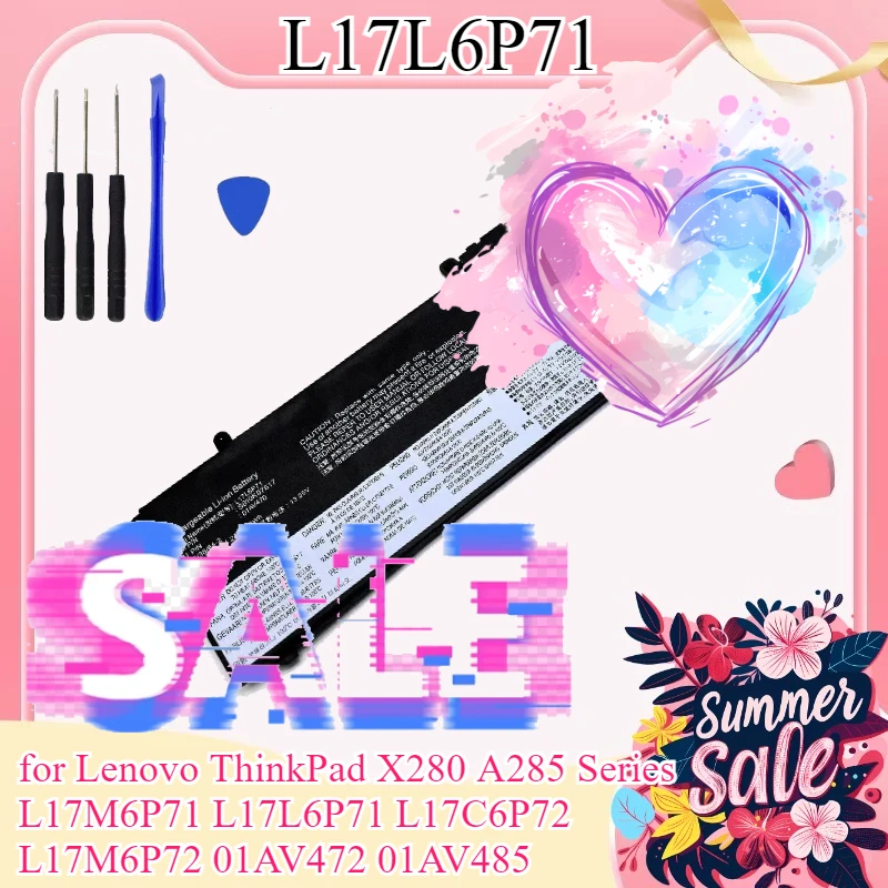 Аккумулятор L17C6P71 01AV470 для Lenovo ThinkPad X280 A285 Series L17M6P71 L17L6P71 L17C6P72 L17M6P72 01AV472 01AV485
Аккумулятор L17C6P71 01AV470 для Lenovo ThinkPad X280 A285 Series L17M6P71 L17L6P71 L17C6P72 L17M6P72 01AV472 01AV485
