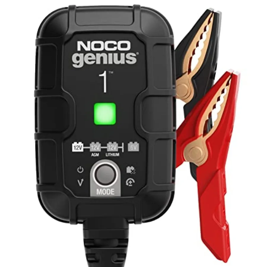 GENIUS1: 1A 6V/12V Smart Battery Charger Automatic Maintainer Trickle Charger and Desulfator with Overcharge Protection and Tem
GENIUS1: 1A 6V/12V Smart Battery Charger Automatic Maintainer Trickle Charger and Desulfator with Overcharge Protection and Tem