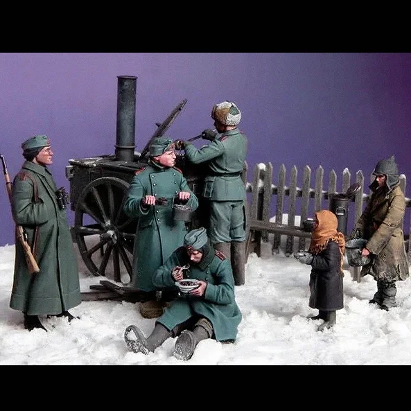 1/35 наборы моделей солдата из смолы, фигурка бесцветная и самособранная (6 человек) A-2056
1/35 наборы моделей солдата из смолы, фигурка бесцветная и самособранная (6 человек) A-2056