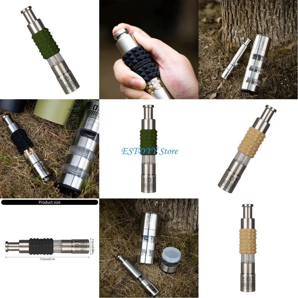 G6DE Practical Thumb Push Button Peppers Grinder for Single Hand Operate Enduring
G6DE Practical Thumb Push Button Peppers Grinder for Single Hand Operate Enduring