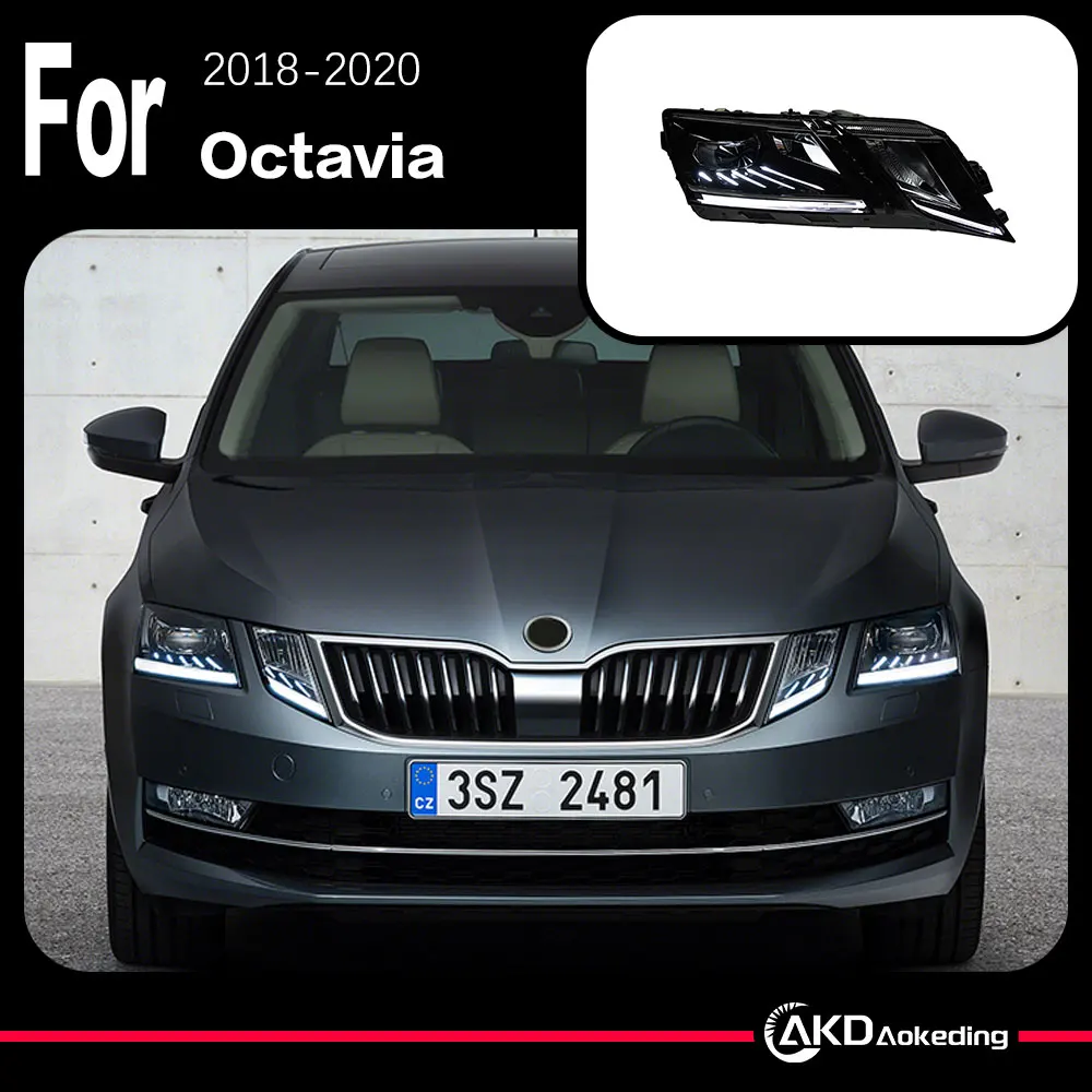 AKD Car Model Head Lamp for Octavia Headlight 2018-2020 New Octavia LED Headlight DRL LED Projector Lens Auto Accessories
AKD Car Model Head Lamp for Octavia Headlight 2018-2020 New Octavia LED Headlight DRL LED Projector Lens Auto Accessories