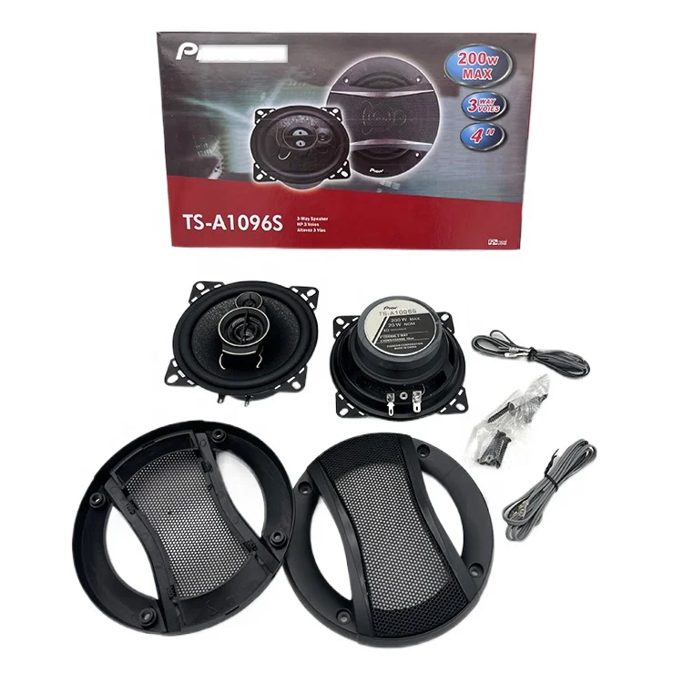 Factory Cheap Price 4" 3 Way Coaxial 12V Audio Speaker 200W Max Car Sound Speaker(1pair Speakers)
Factory Cheap Price 4" 3 Way Coaxial 12V Audio Speaker 200W Max Car Sound Speaker(1pair Speakers)
