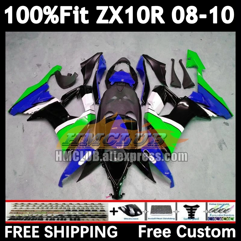 Комплект впрыска для KAWASAKI NINJA ZX-10R ZX 10R 1000CC 2008 2009 зеленый синий 2010 169No 130 ZX1000 ZX 10 R ZX10R 08 09 10 Обтекатель
Комплект впрыска для KAWASAKI NINJA ZX-10R ZX 10R 1000CC 2008 2009 зеленый синий 2010 169No 130 ZX1000 ZX 10 R ZX10R 08 09 10 Обтекатель