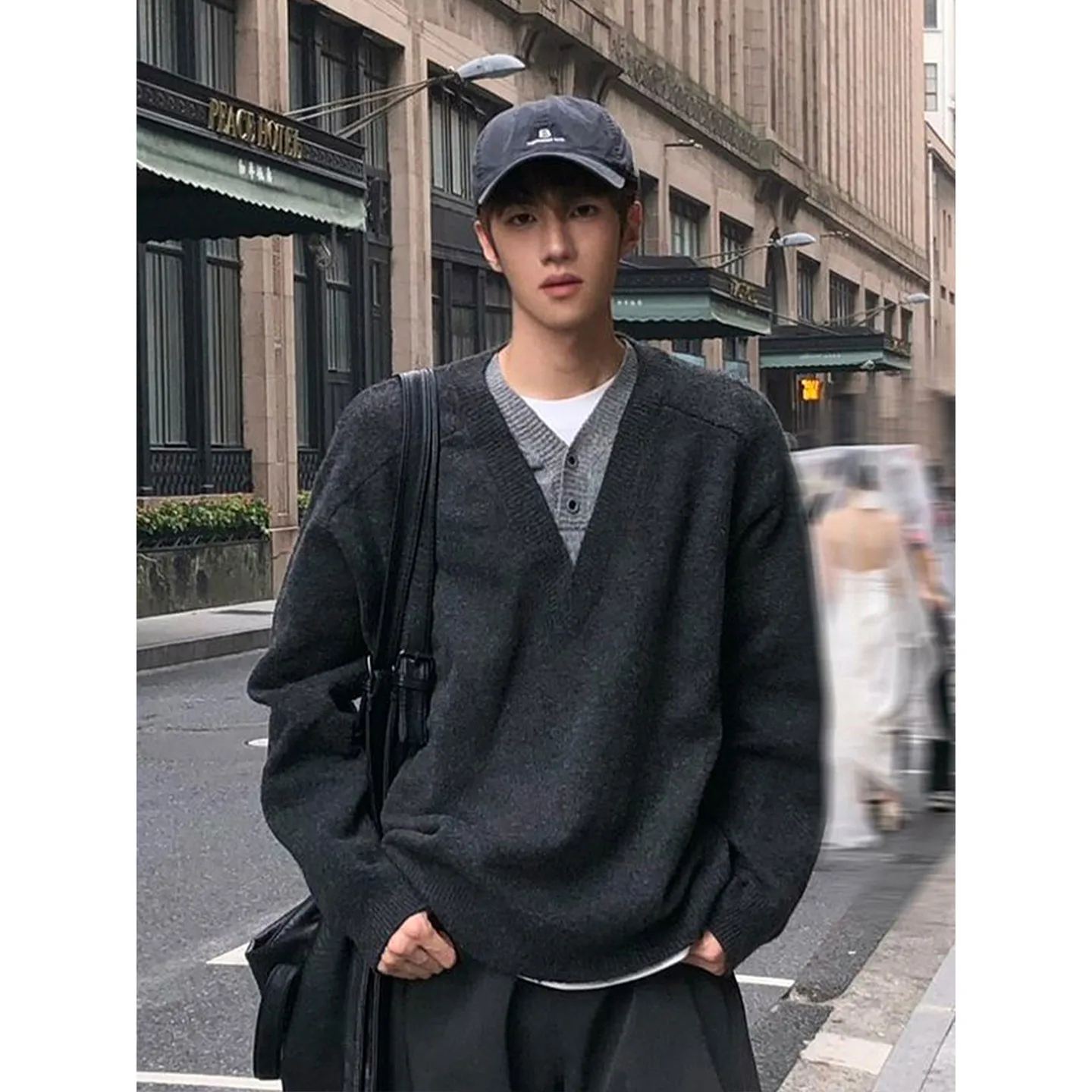 V-Ne Knitted Sweater Vest ex Winter Faion Color Patchwork High Street Design Hoodie Casual Sle Long Sve Top
V-Ne Knitted Sweater Vest ex Winter Faion Color Patchwork High Street Design Hoodie Casual Sle Long Sve Top