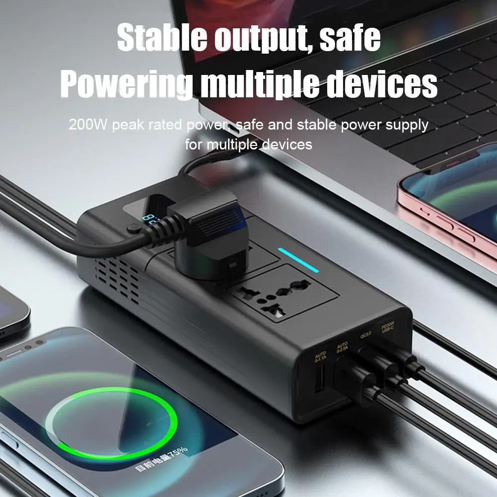 NEW Car Inverter Car Cigarette Iighter 12v Can Be Converted Car Accessories Or To Power 220v 110v Conversion Socket U1X2
NEW Car Inverter Car Cigarette Iighter 12v Can Be Converted Car Accessories Or To Power 220v 110v Conversion Socket U1X2