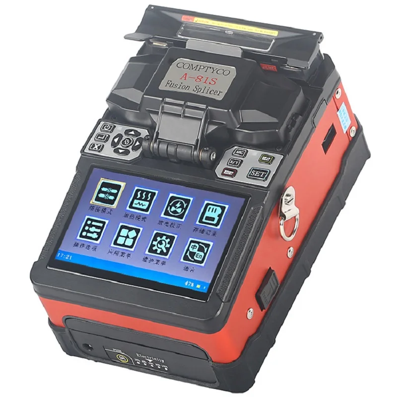 FTTH Mini Portable Intelligent Multi Function High Precision Automatic Comptyco A81s Fusion Splicer
FTTH Mini Portable Intelligent Multi Function High Precision Automatic Comptyco A81s Fusion Splicer
