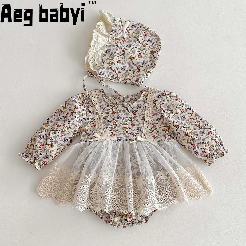 Spring New Baby Clothes Toddler Girls Bodysuit Long Sleeve Infant One Piece Floral Jumper +Hats 2Pcs
Spring New Baby Clothes Toddler Girls Bodysuit Long Sleeve Infant One Piece Floral Jumper +Hats 2Pcs