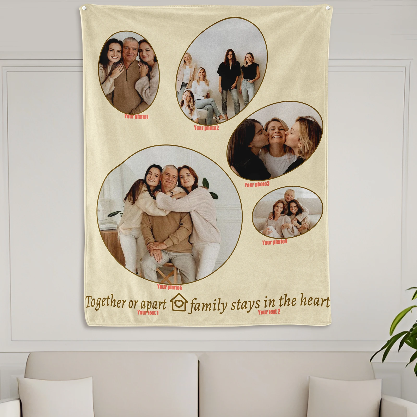 Custom Light Yellow Blanket Featuring Paw Print House And Heart Design For Cozy Home Decor And Thoughtful Gift For Pet Lovers
Custom Light Yellow Blanket Featuring Paw Print House And Heart Design For Cozy Home Decor And Thoughtful Gift For Pet Lovers