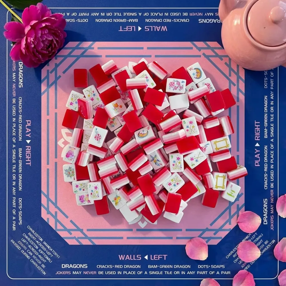 Acrylic four-layer American mahjong tiles 160 pieces, suitable for family gatherings and daily leisure entertainment
Acrylic four-layer American mahjong tiles 160 pieces, suitable for family gatherings and daily leisure entertainment