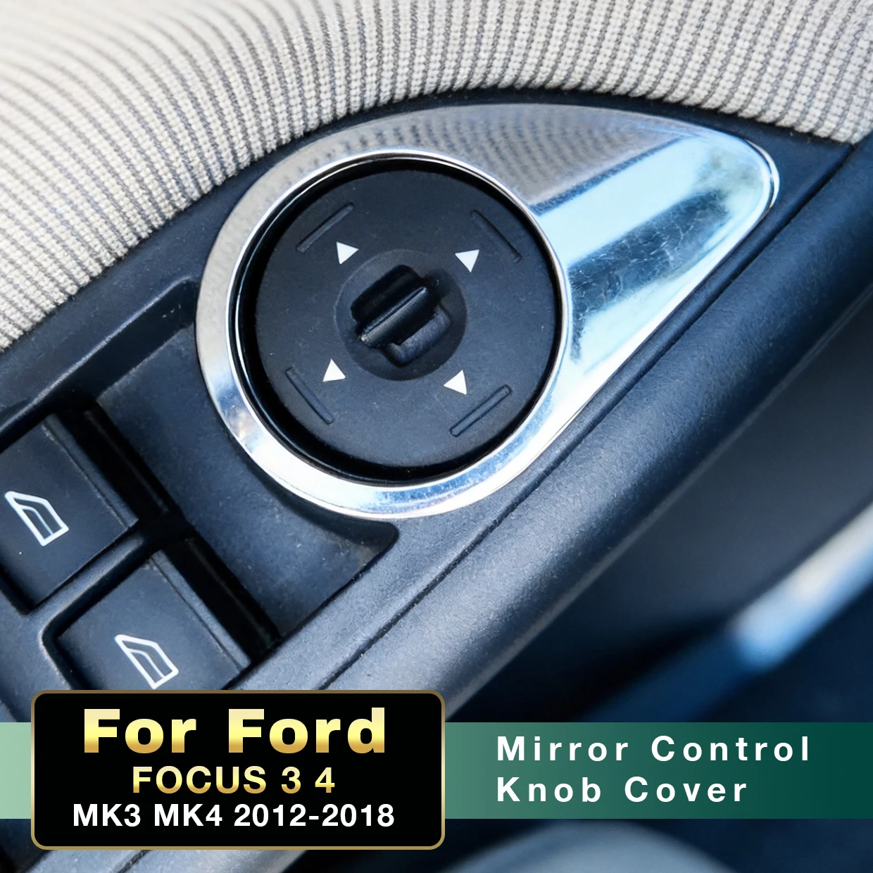 ABS Mirror Control Knob Panel Decor Frame Sticker For Ford Focus 3 4 MK3 MK4 2012-2018 Auto Mod Parts
ABS Mirror Control Knob Panel Decor Frame Sticker For Ford Focus 3 4 MK3 MK4 2012-2018 Auto Mod Parts