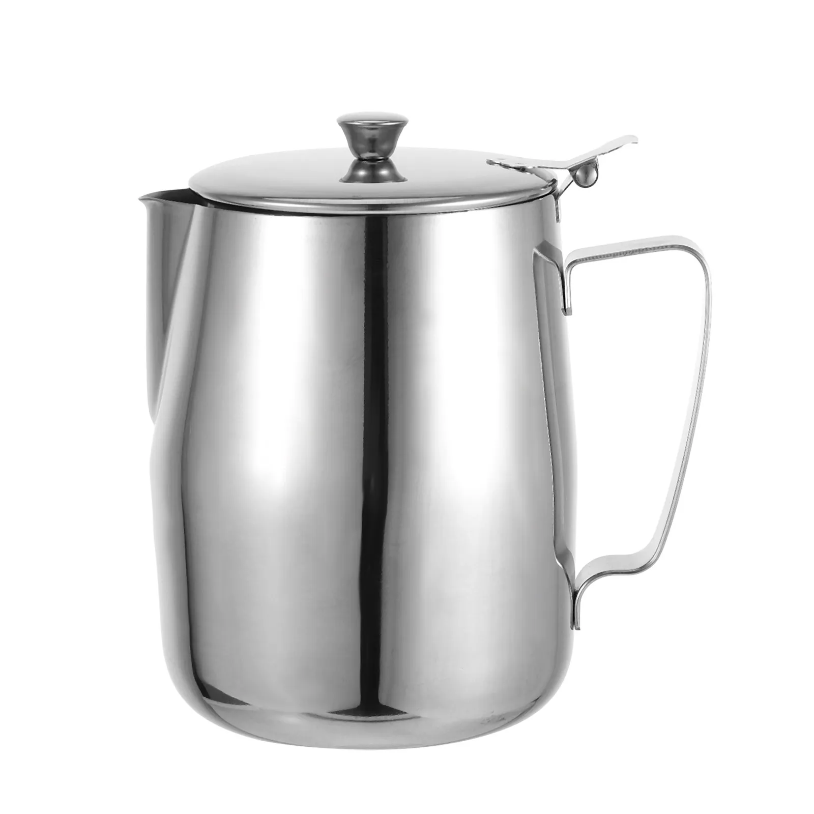 Кувшин для вспенивания молока из нержавеющей стали с крышкой, 2000 мл, для латте-арта, эспрессо, кофе, молочник, чашка для взбивания молока
Кувшин для вспенивания молока из нержавеющей стали с крышкой, 2000 мл, для латте-арта, эспрессо, кофе, молочник, чашка для взбивания молока