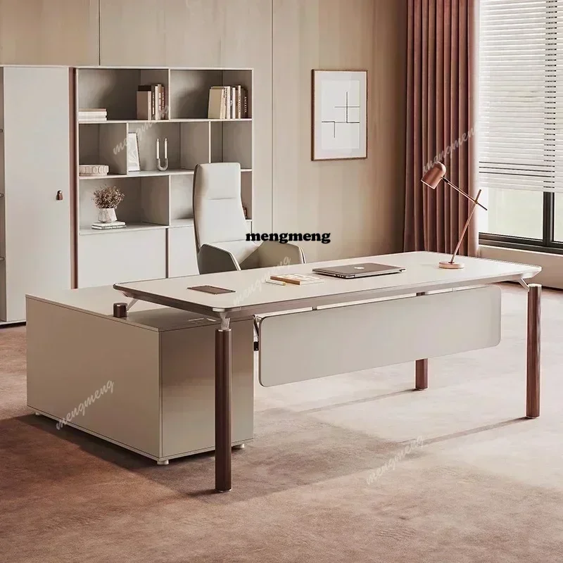 Best seller Simple modern office manager table single table chair bookcase combination industrial style boss table
Best seller Simple modern office manager table single table chair bookcase combination industrial style boss table