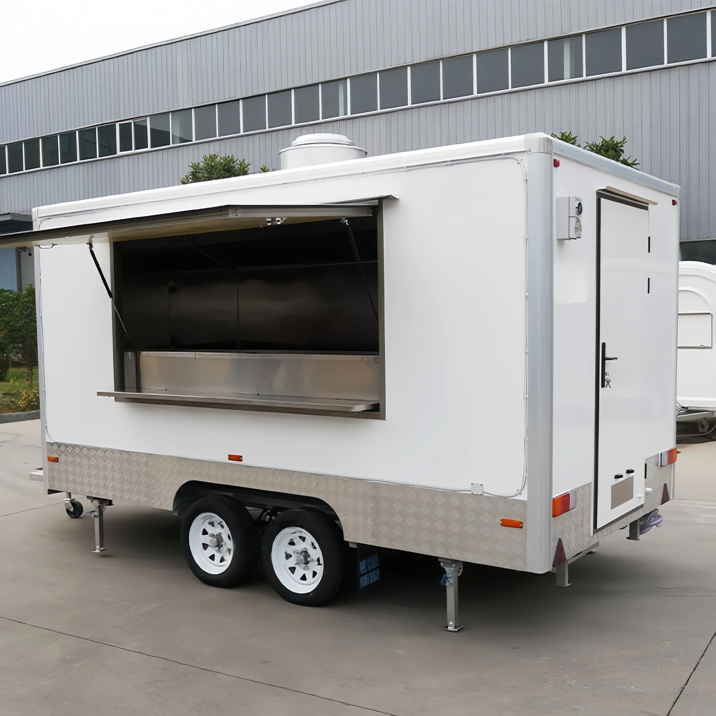 Portable Outdoor Kitchen Food Truck Trailer Cart Mobile Snack Bar Ice Cream Truck Tent Caravan - Ideal for Camping And Catering
Portable Outdoor Kitchen Food Truck Trailer Cart Mobile Snack Bar Ice Cream Truck Tent Caravan - Ideal for Camping And Catering