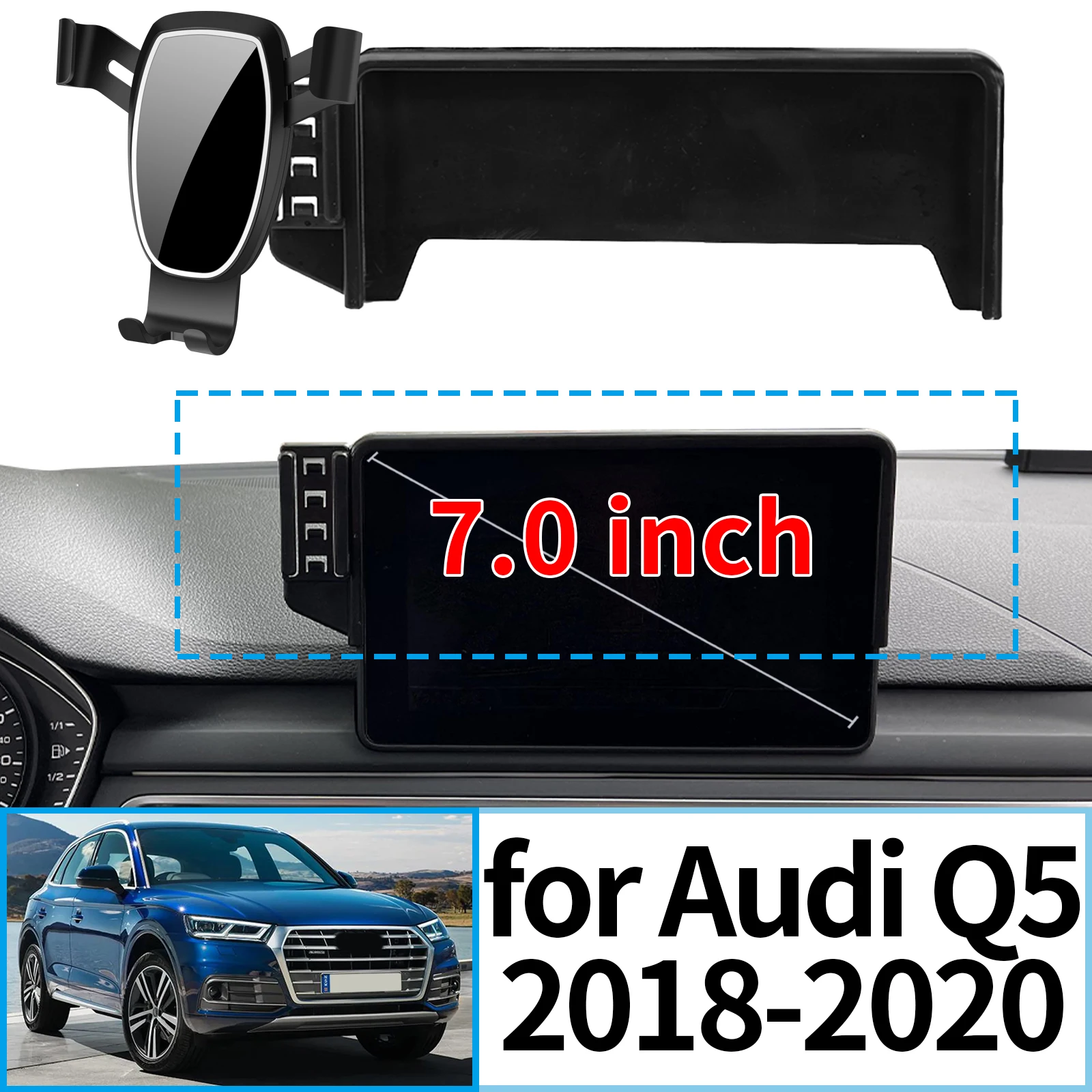 fit for Audi Q5 80A 2018 2019 2020 Navigation Bracke Screen Base Phone Holder Mount Car accessoires
fit for Audi Q5 80A 2018 2019 2020 Navigation Bracke Screen Base Phone Holder Mount Car accessoires