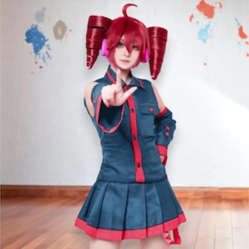 Virtual Singer Kasane Teto Cosplay Costume Anime Inspired Blue Uniform Dress Wig Suit for Halloween Party Women Role Play Outfit
Virtual Singer Kasane Teto Cosplay Costume Anime Inspired Blue Uniform Dress Wig Suit for Halloween Party Women Role Play Outfit