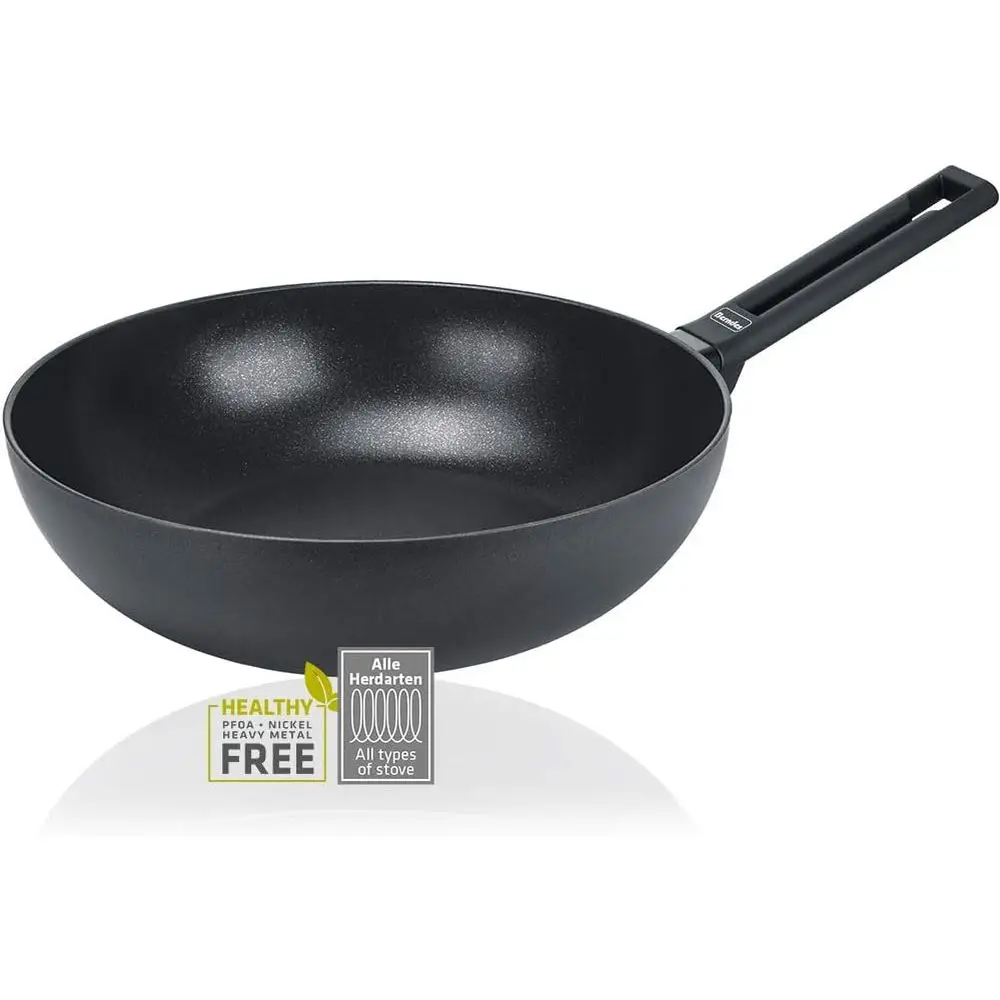 30 cm Black Induction-Ready Aluminum Wok
30 cm Black Induction-Ready Aluminum Wok