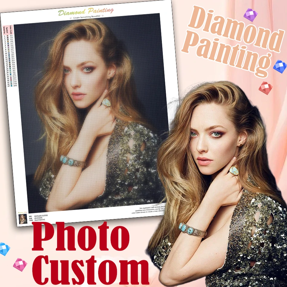 SDOYUNO DIY Photo Custom Diamond Painting Full Square/Round Drill Diamond Embroidery Cross Stitch Mosaic Personalized Images Art
SDOYUNO DIY Photo Custom Diamond Painting Full Square/Round Drill Diamond Embroidery Cross Stitch Mosaic Personalized Images Art