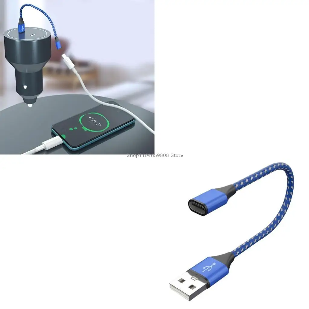 USB 2.0 Male to Type C Extension Adapter for Laptop PC Data Transfer
USB 2.0 Male to Type C Extension Adapter for Laptop PC Data Transfer