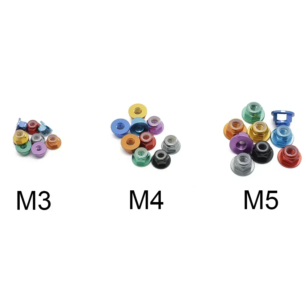 RC M3 M4 M5 Color Aluminum Alloy Lock Nut Nylon Ring Nut Model Car, Boat and Aircraft
RC M3 M4 M5 Color Aluminum Alloy Lock Nut Nylon Ring Nut Model Car, Boat and Aircraft