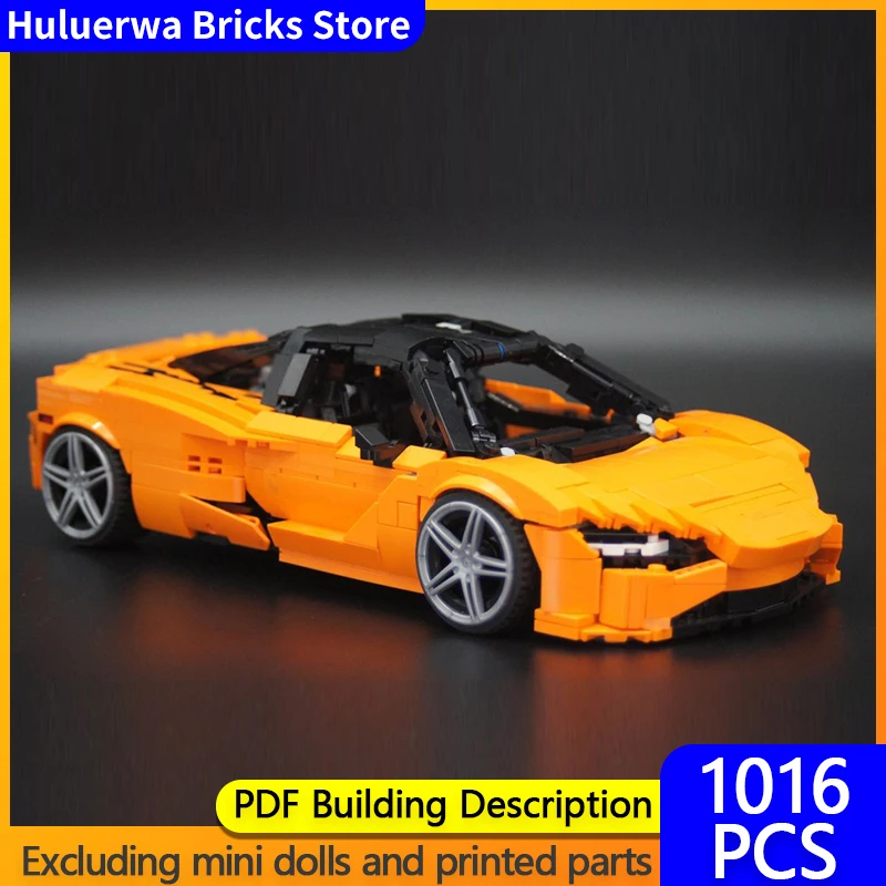 Модель городской автомобиль MOC, строительные кирпичи 720S, верхний уровень, спортивный автомобиль, модульная технология, детские праздничные подарки, сборка игрушек, костюм
Модель городской автомобиль MOC, строительные кирпичи 720S, верхний уровень, спортивный автомобиль, модульная технология, детские праздничные подарки, сборка игрушек, костюм