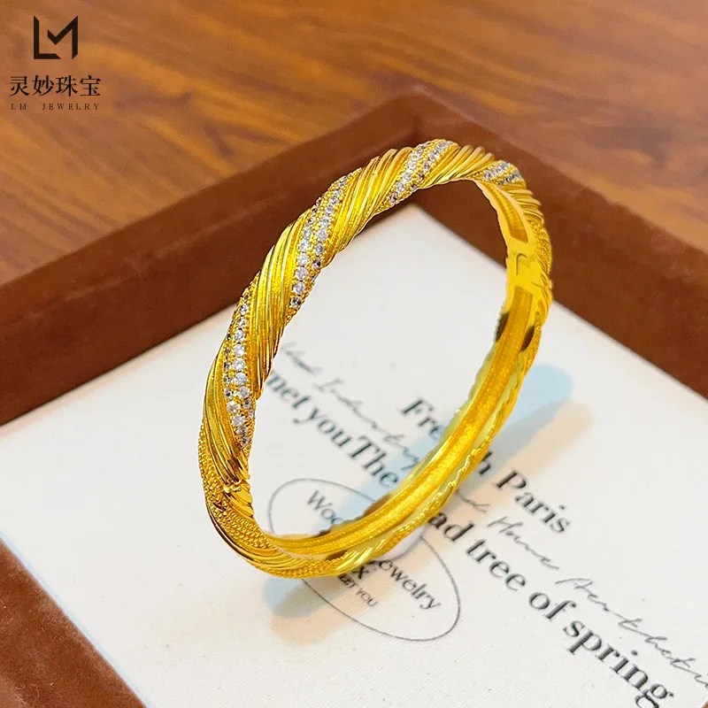 Роскошные ювелирные изделия из настоящего золота 9999, браслет с бриллиантами и звездами, браслет с золотой застежкой, персонализированный изысканный женский подарок
Роскошные ювелирные изделия из настоящего золота 9999, браслет с бриллиантами и звездами, браслет с золотой застежкой, персонализированный изысканный женский подарок