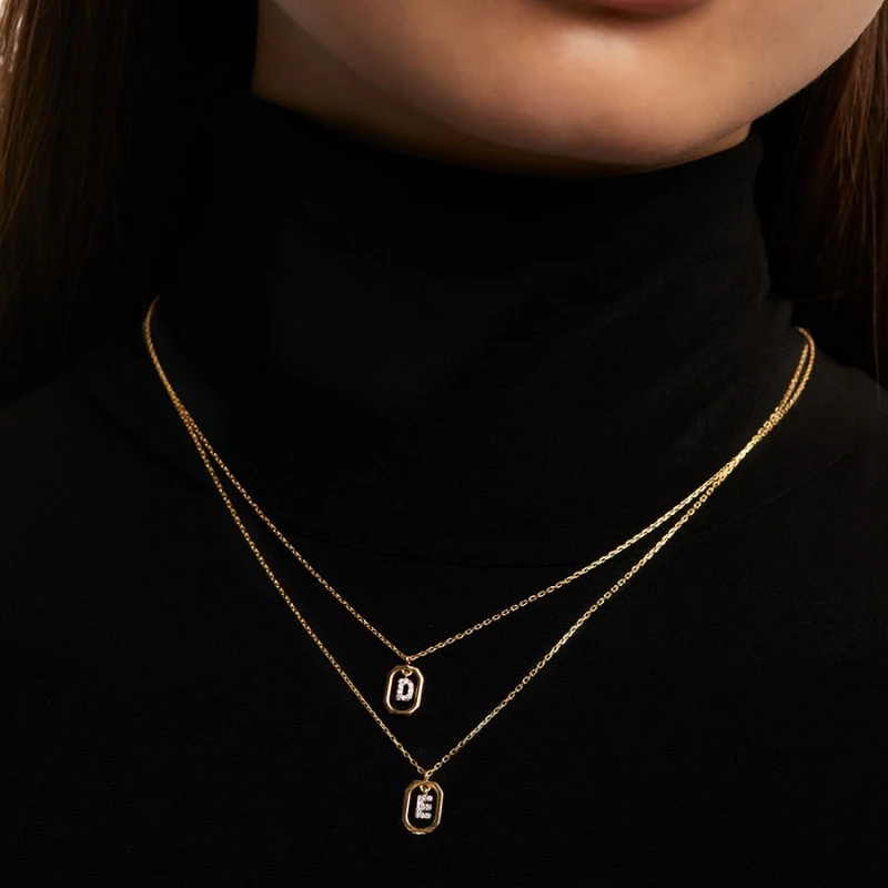 3D Letters A-Z Necklace Collarbone Chain for Men Women Couple Shiny Zirconia Pendant Fashion Jewellery Birthday Gifts
3D Letters A-Z Necklace Collarbone Chain for Men Women Couple Shiny Zirconia Pendant Fashion Jewellery Birthday Gifts