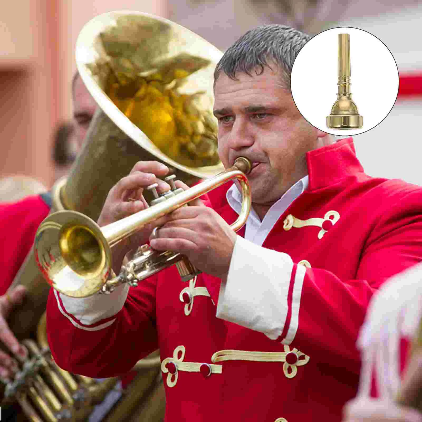 Bugle Mouthpiece Instruments Musical Supply Small Trumpet for Beginners Replace Professional Brass Accessories
Bugle Mouthpiece Instruments Musical Supply Small Trumpet for Beginners Replace Professional Brass Accessories