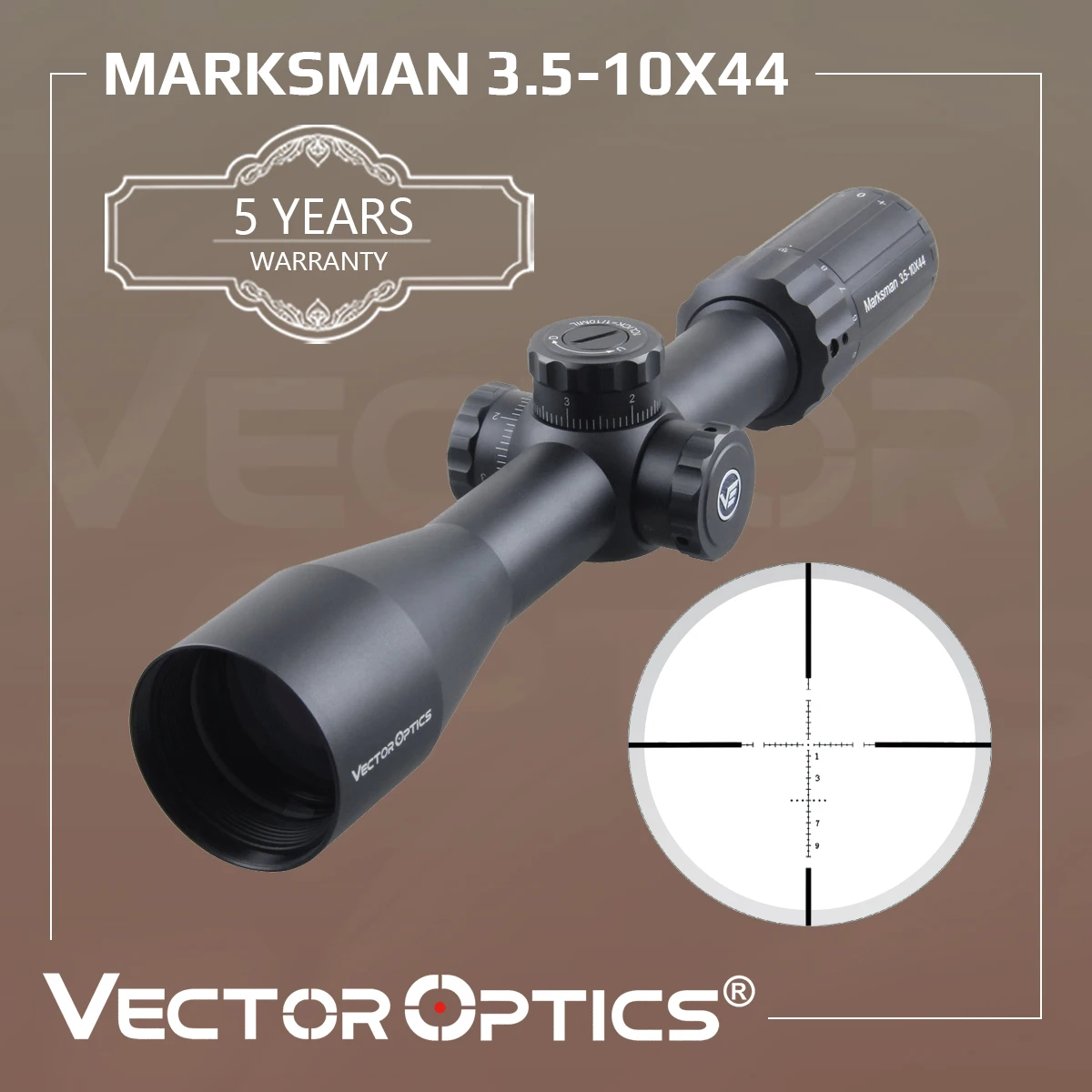 Тактический прицел для охотничьей винтовки Vector Optics Marksman 3,5-10x44, 1/10 мил, подходит для пневматического ружья и настоящего оружия. 308win
Тактический прицел для охотничьей винтовки Vector Optics Marksman 3,5-10x44, 1/10 мил, подходит для пневматического ружья и настоящего оружия. 308win
