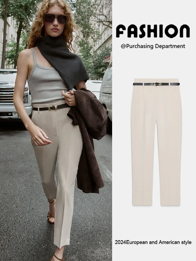 Зимние женские брюки 2025 года: модные, с высокой талией, прямые, повседневные, с поясом, универсальные, новинка
Зимние женские брюки 2025 года: модные, с высокой талией, прямые, повседневные, с поясом, универсальные, новинка