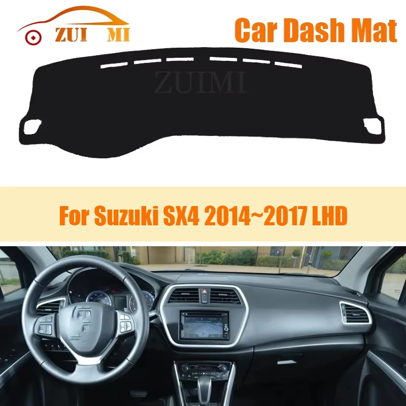 ZUIMI Dashboard Cover Dash Mat Dashmat For Suzuki SX4 2014~2017 LHD RHD Dash Board Cover Pad Sun Shade Three layer thickening
ZUIMI Dashboard Cover Dash Mat Dashmat For Suzuki SX4 2014~2017 LHD RHD Dash Board Cover Pad Sun Shade Three layer thickening
