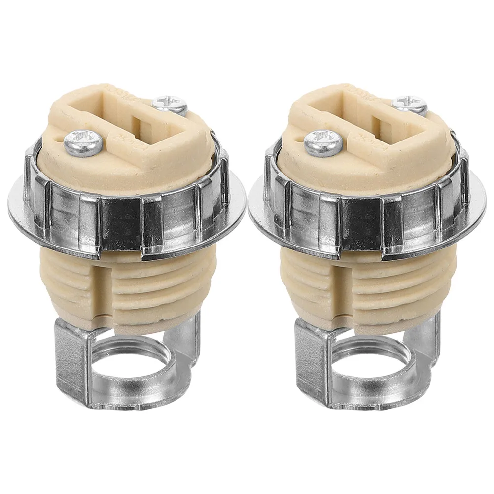 2Pcs G9 Screw Ceramic Light Socket Bulb Holder Compatible with G9 Lamps for Ceiling Wall Hanging Lights Lamp Fixture Parts
2Pcs G9 Screw Ceramic Light Socket Bulb Holder Compatible with G9 Lamps for Ceiling Wall Hanging Lights Lamp Fixture Parts