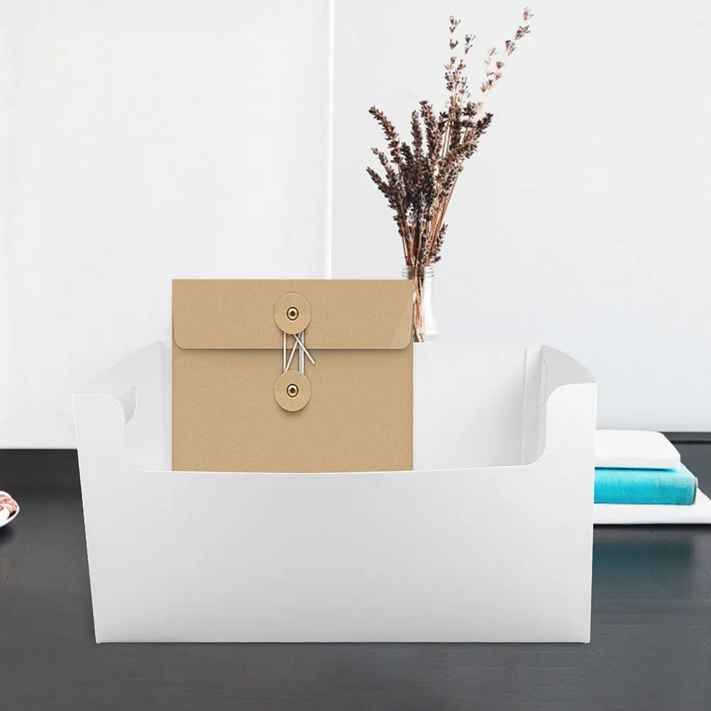 3pcs Magazine File Holder Abs Desktop Organizer For Documents Papers Magazines Storage Box Sundries Basket Household Organizer
3pcs Magazine File Holder Abs Desktop Organizer For Documents Papers Magazines Storage Box Sundries Basket Household Organizer