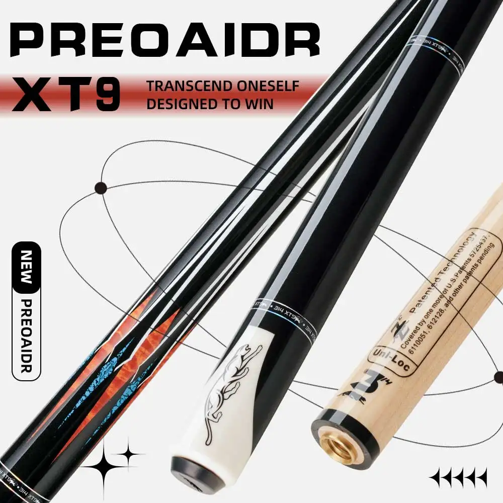 PREOAIDR Pool Cue Stick with 10.5/11.5mm/12.5mm Tip North American Hard Maple Shaft for Billiard Cue Sticks
PREOAIDR Pool Cue Stick with 10.5/11.5mm/12.5mm Tip North American Hard Maple Shaft for Billiard Cue Sticks