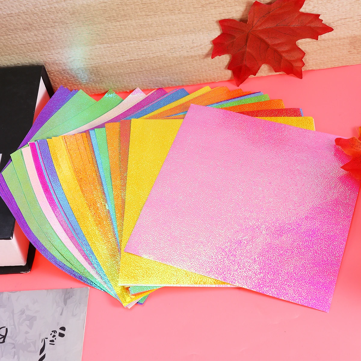 100 Pcs Iridescent Paper Multicolored Folding Craft Sheets for DIY Arts Projects Party Decoration H made Gifts
100 Pcs Iridescent Paper Multicolored Folding Craft Sheets for DIY Arts Projects Party Decoration H made Gifts