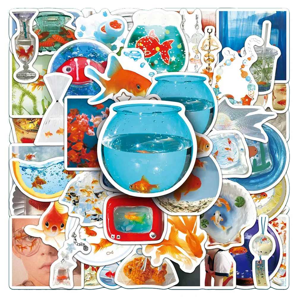 10/30/50pcs Cute Funny Cartoon Goldfish Decoration Stickers Decals Laptop Notebook Phone Car Suitcase Graffiti Sticker Kids Toys
10/30/50pcs Cute Funny Cartoon Goldfish Decoration Stickers Decals Laptop Notebook Phone Car Suitcase Graffiti Sticker Kids Toys