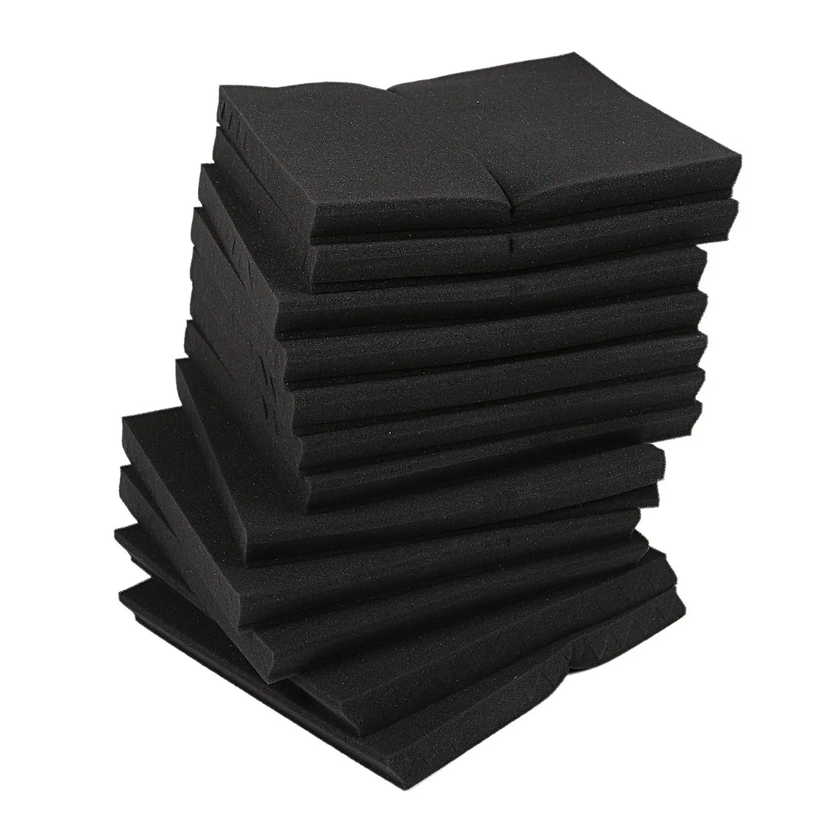 A37Q-48 Pack Acoustic Panels Studio Foam Wedges 1 Inch X 12 Inch X 12 Inch
A37Q-48 Pack Acoustic Panels Studio Foam Wedges 1 Inch X 12 Inch X 12 Inch