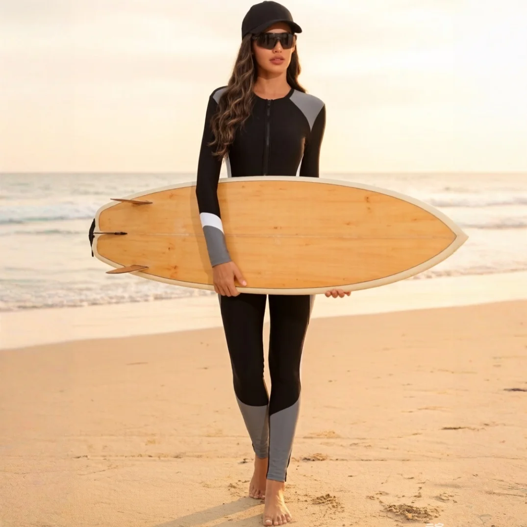 Women's One Piece Snorkeling Wetsuit with Front Zipper Rashguard Surf Swimwear Diving Suit Beachwear for Water Activities
Women's One Piece Snorkeling Wetsuit with Front Zipper Rashguard Surf Swimwear Diving Suit Beachwear for Water Activities